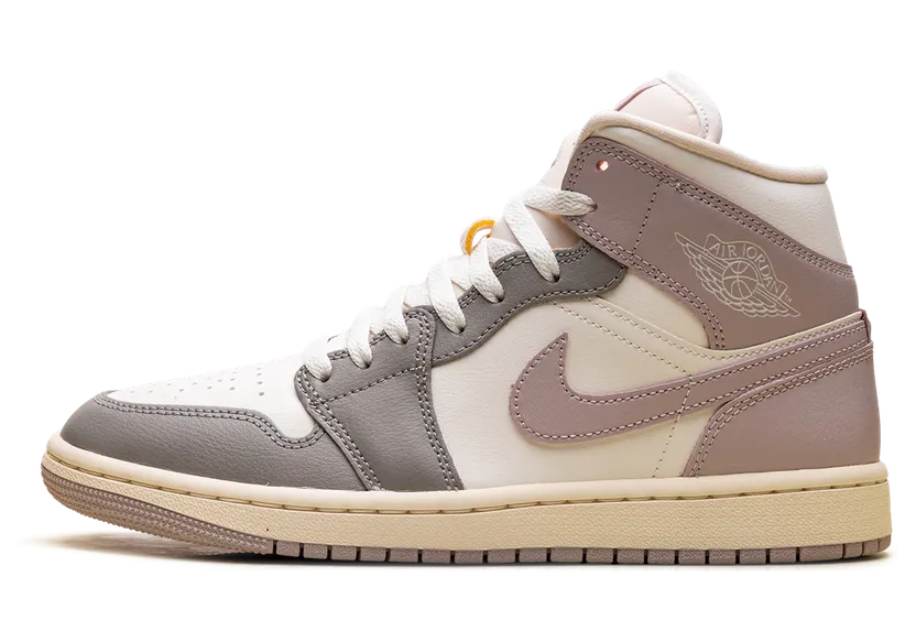 Air Jordan 1 Mid “Enigma Stone / Particle Rose” (BQ6472-122)