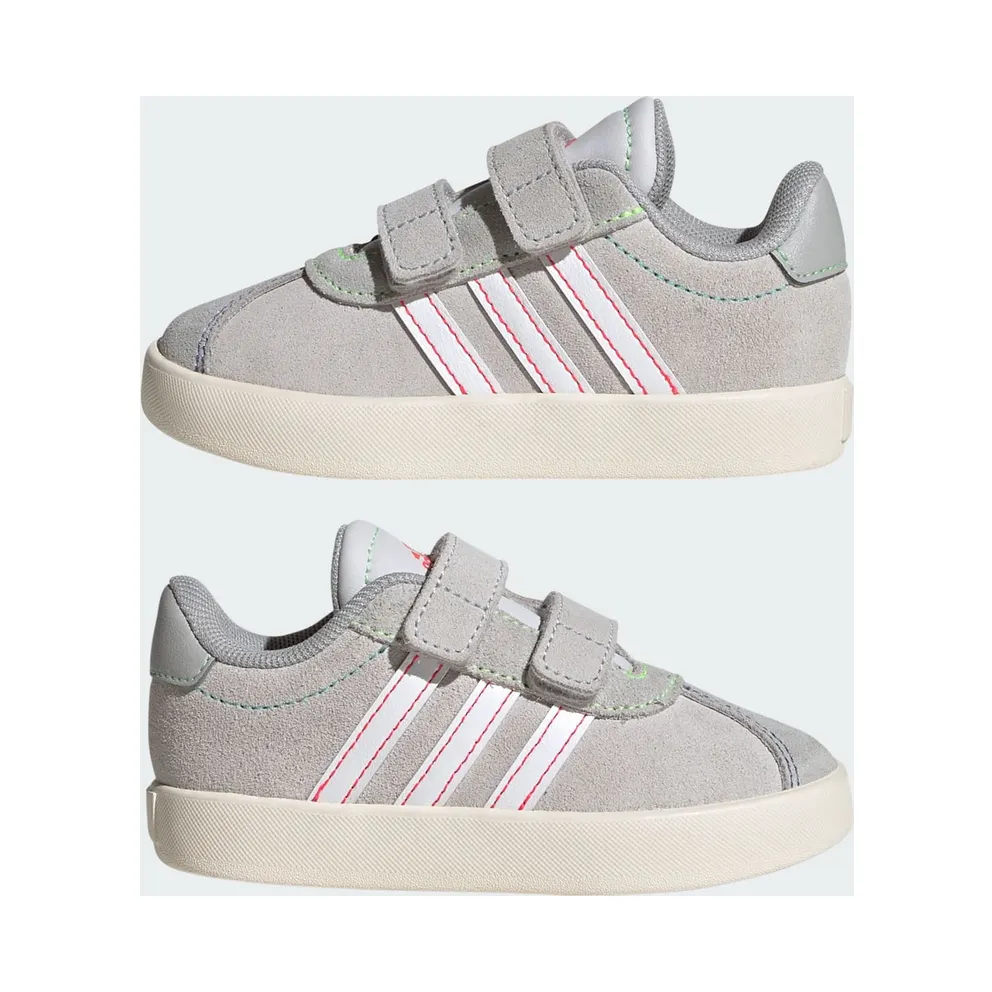 adidas VL Court 3.0 Dash Grey Cloud White Lime Burst (JP7878)