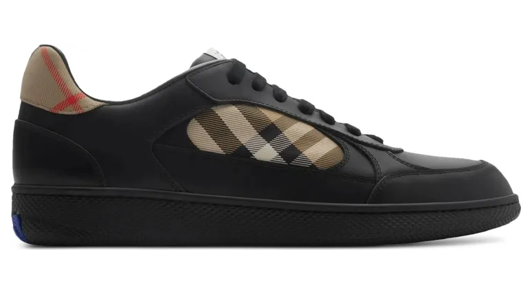 Burberry Leather and Check Terrace “Black” (8108650 MF TERRACE A1189)