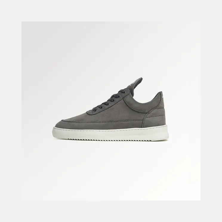 Filling Pieces Low Top Ripple Nubuck Dark Grey