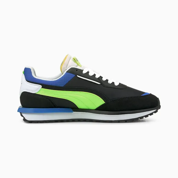 Puma City Rider Electric Black/Green (38204501)