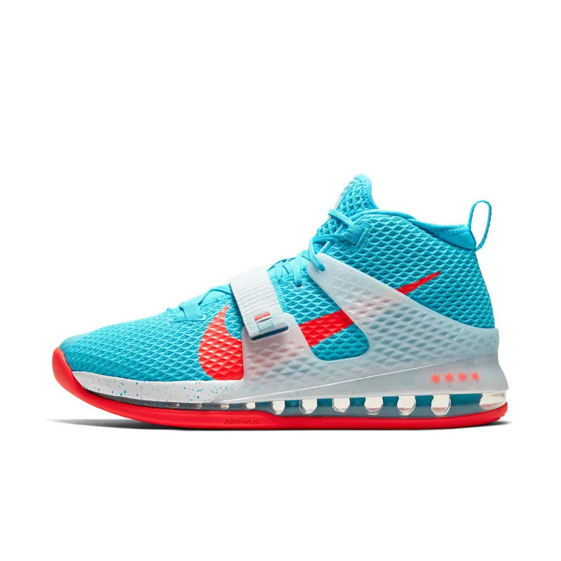Nike Air Force Max 2 Chicago All-Star (2020) Blue Fury/White-Bright Crimson (AV6243-400)