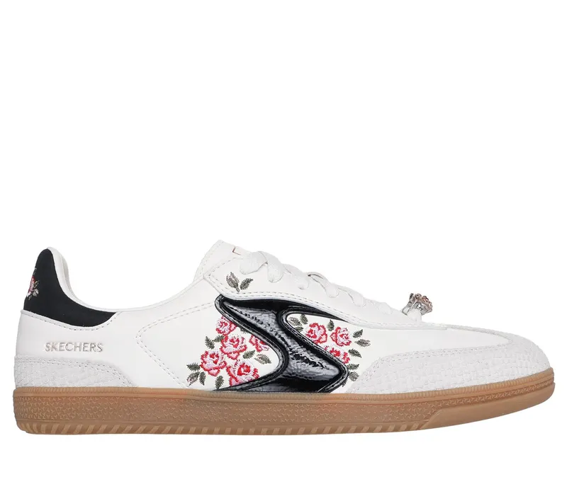 Skechers Hotshot – Fiercely Floral Sneaker White