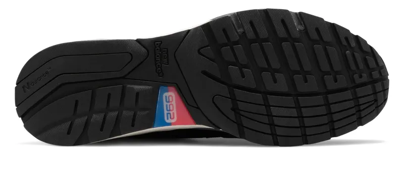 New Balance 992 Black Grey (Made in USA) Black/Grey-White (M992BL)