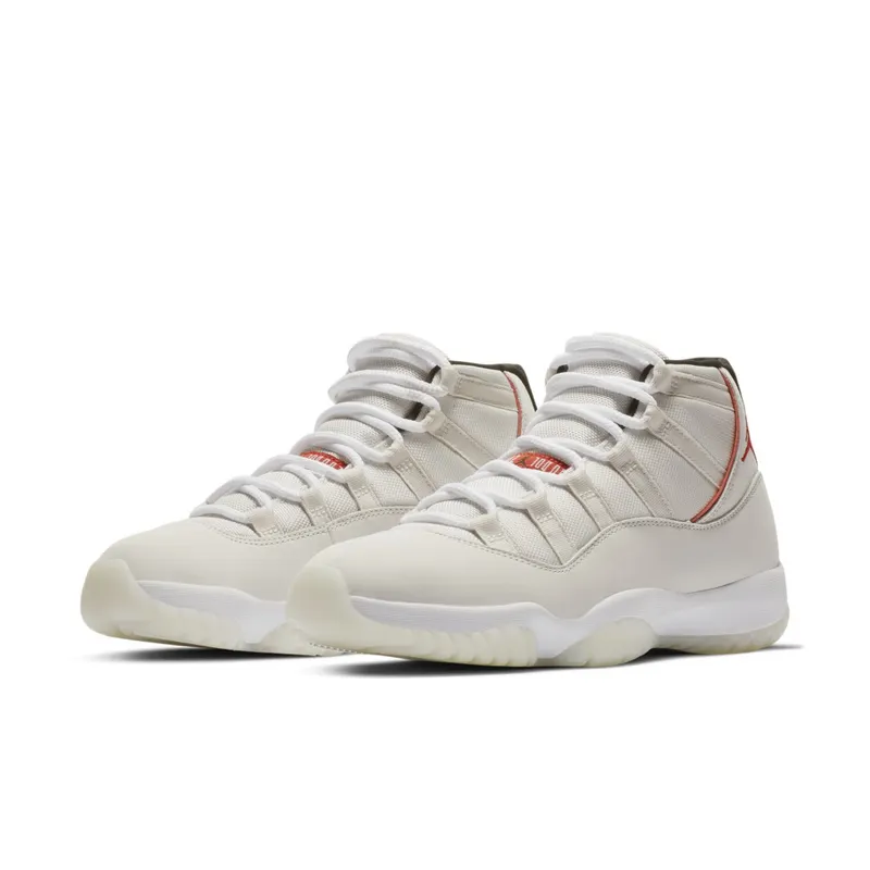 Jordan 11 Retro Platinum Tint Platinum Tint/Sail-University Red-Black (378037-016)