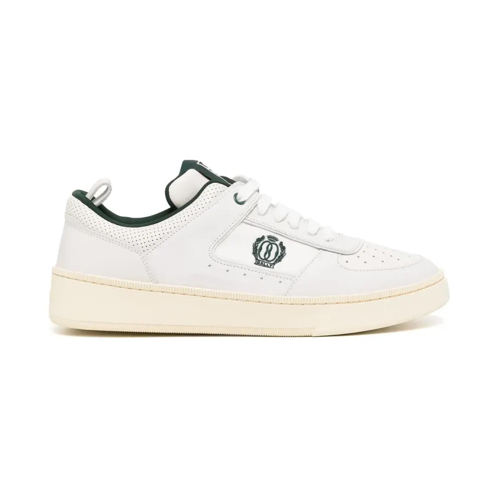 Bally with Embroidered logo – White (MSK06AVT005)