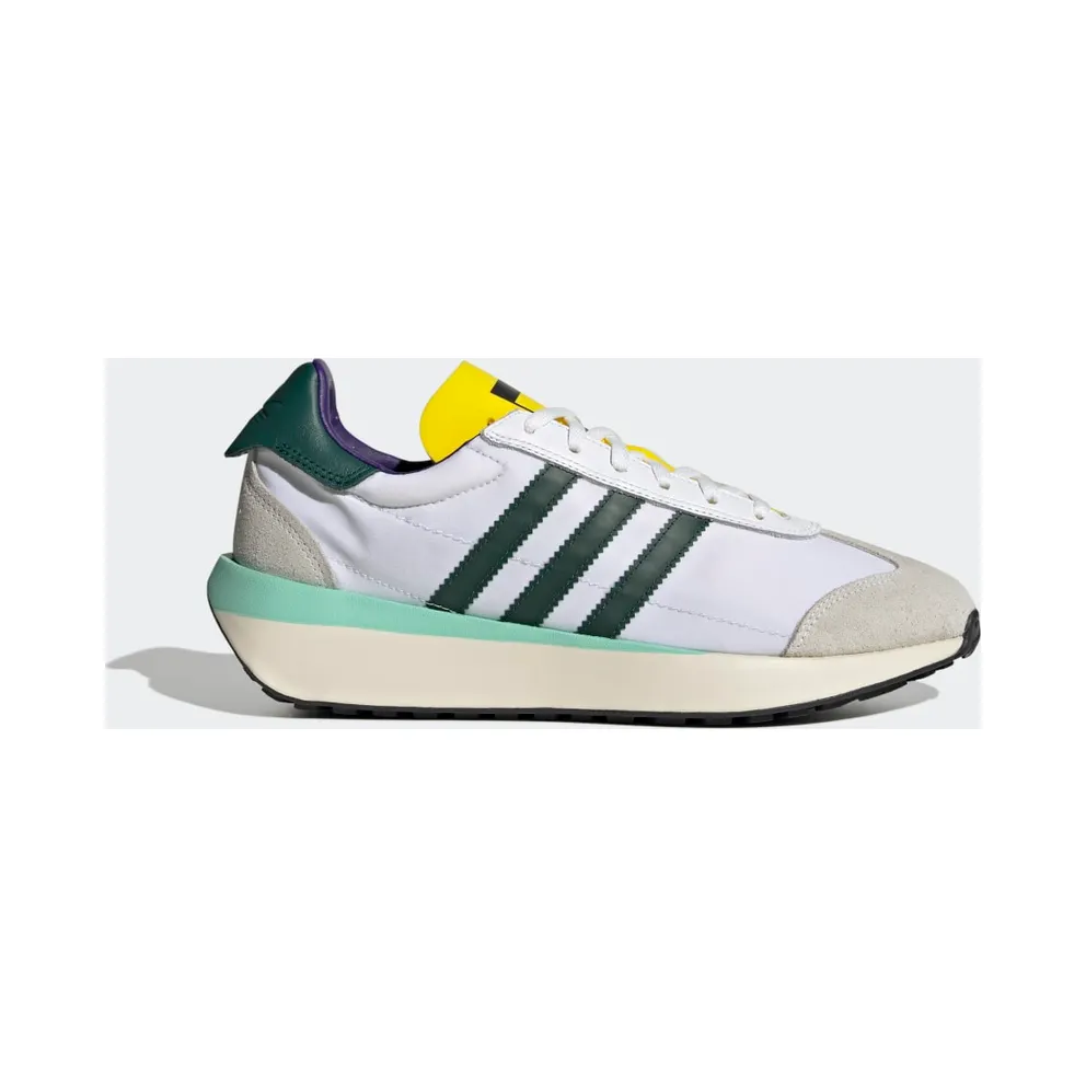 adidas Country XLG Cloud White / Collegiate Green / Yellow (IF8118)