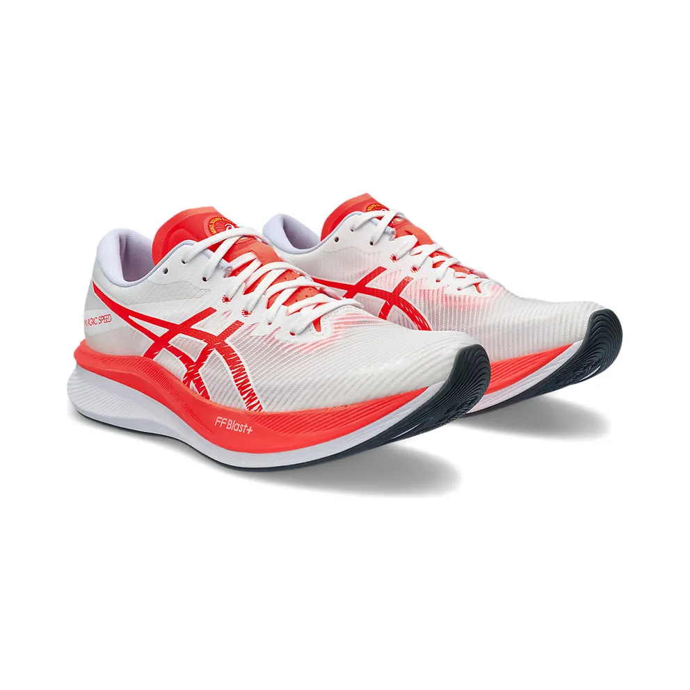 Asics Magic Speed 3 White/Sunrise Red (1011B848.100)
