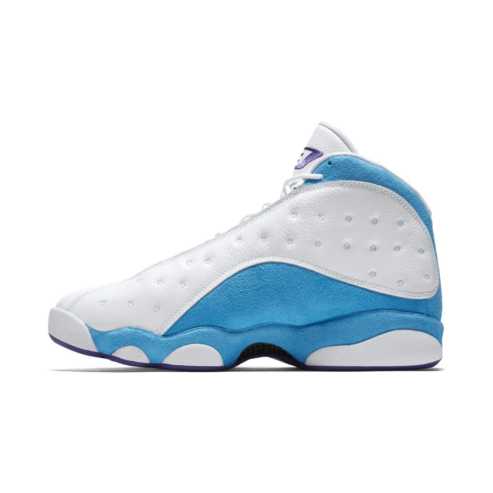 Jordan 13 Retro Chris Paul Home White/India Blue/Purple Campus (807504-107)