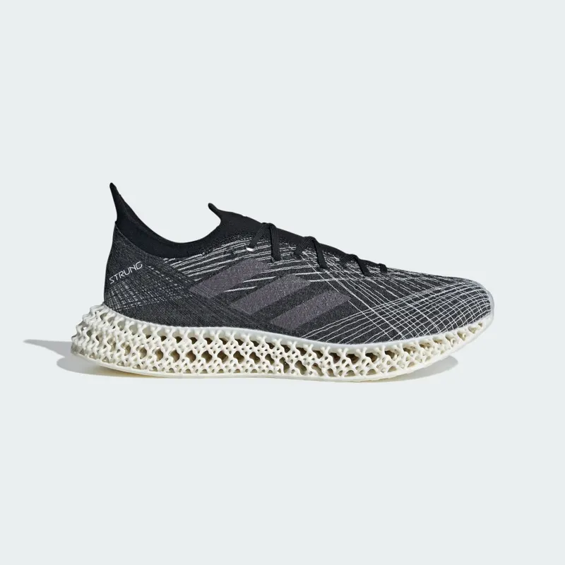 Adidas 4DFWD x STRUNG Running Shoes Core Black / Grey Five / Cloud White (ID8893)