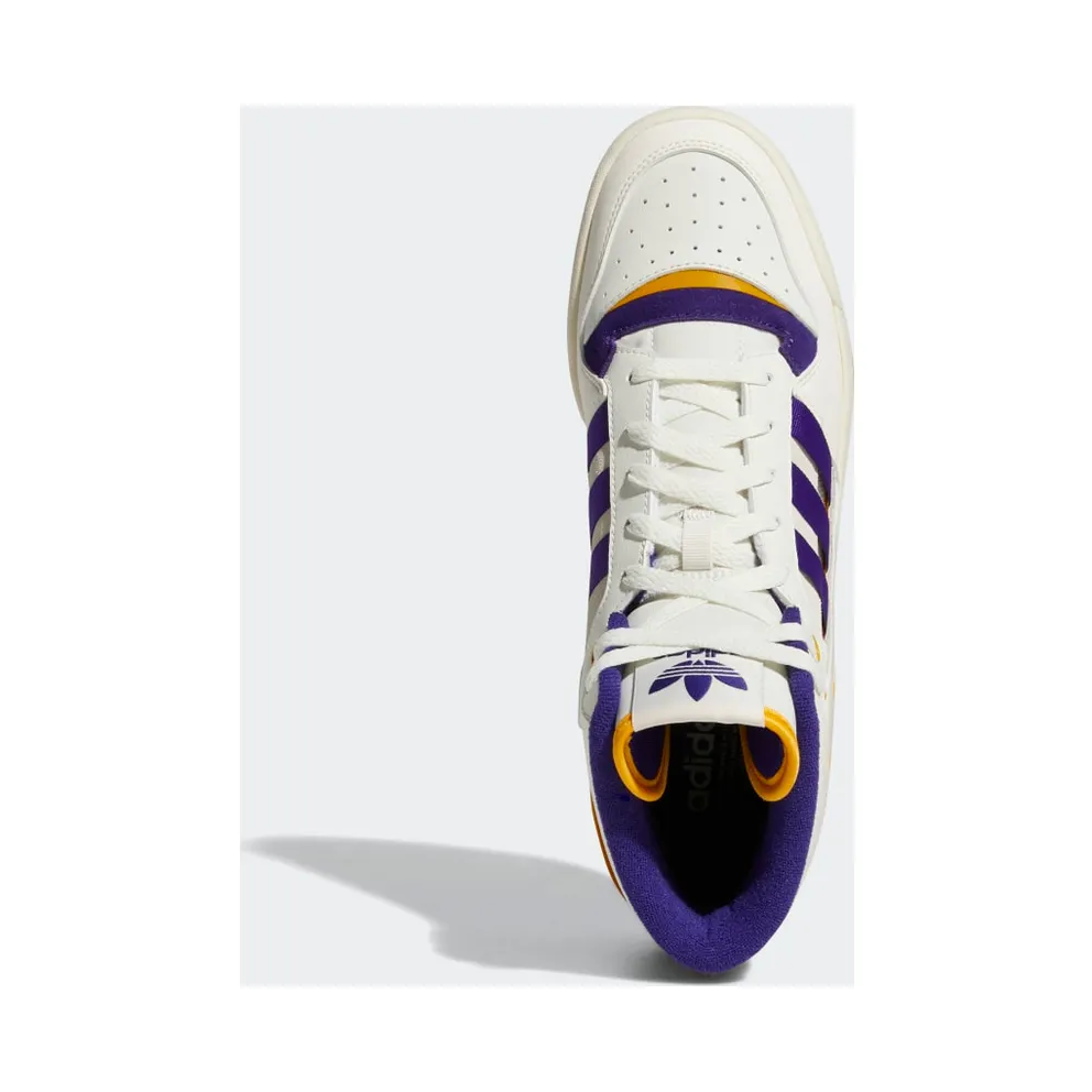 Adidas Forum Exhibit Mid Off White / Collegiate Purple / Collegiate Gold (GX4119)