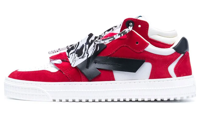 Off-White Off-Court 3.0 Low Top Sneaker White Red Black (OMIA151R21LEA0012510)