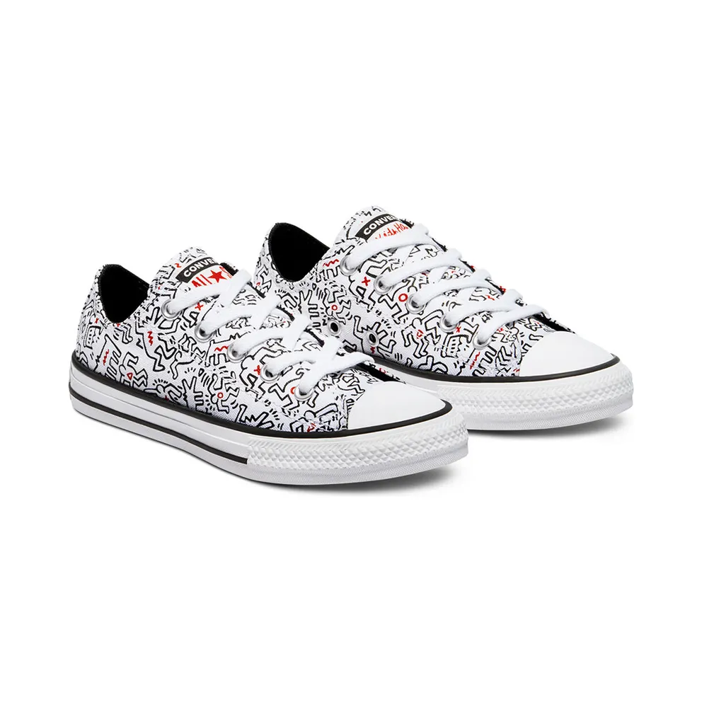 Converse Converse x Keith Haring Chuck Taylor All Star Low Top White/Black/Red (371861C)