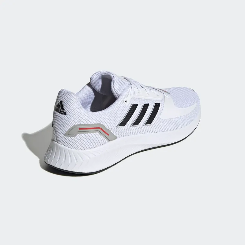 adidas Run Falcon 2.0 Cloud White Core Black Vivid Red (GV9552)