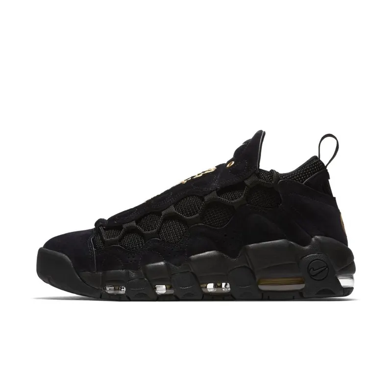Nike Air More Money Lunar New Year (2018) Black/Black-Metallic Gold (AO9383-001)