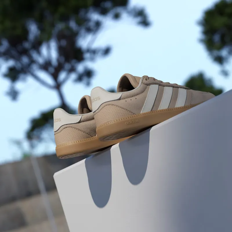 Adidas BREAKNET SLEEK Shoes JUNIOR Magic Beige / Off White / Gum (KI6500)