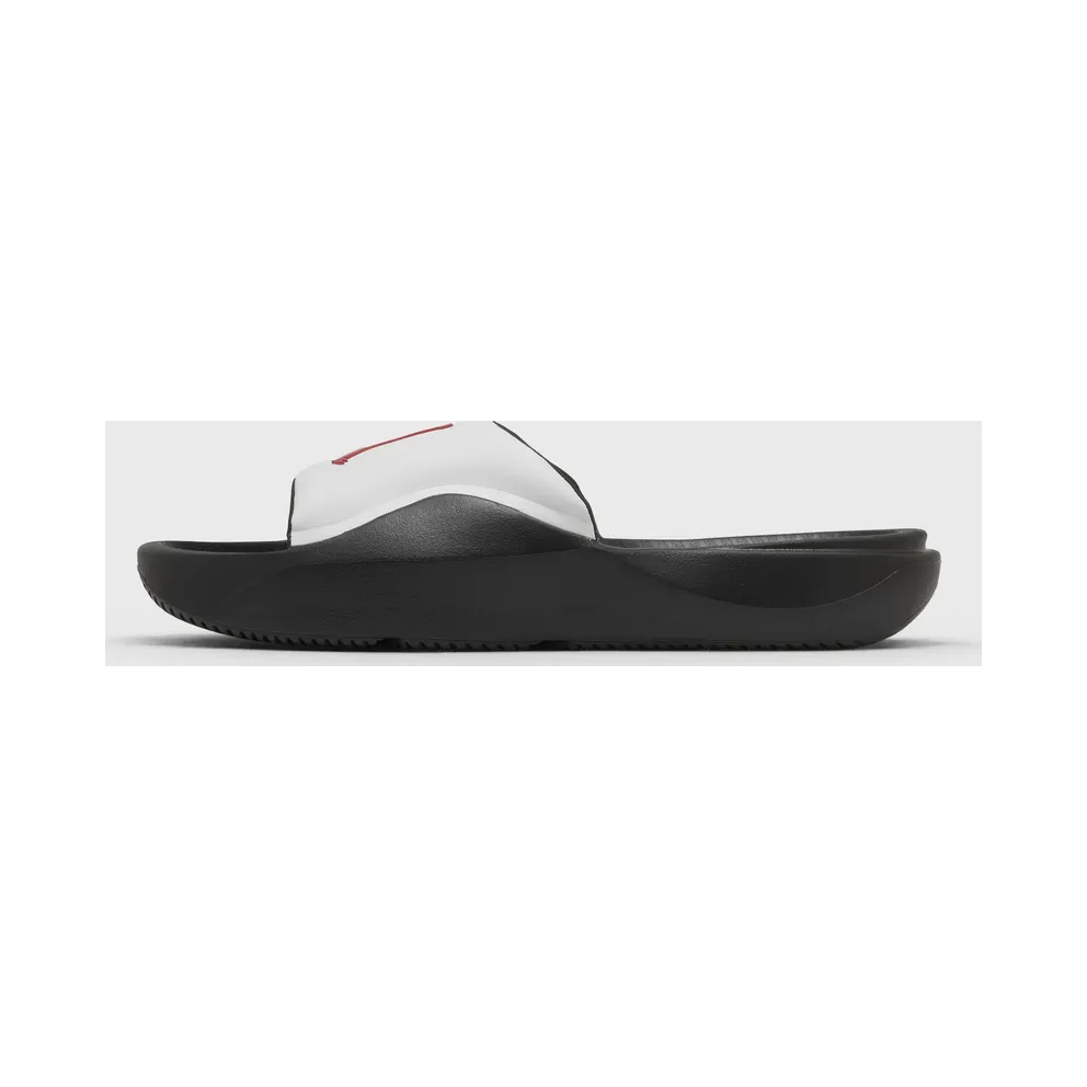 Jordan Franchise Slide White Black Gym Red
