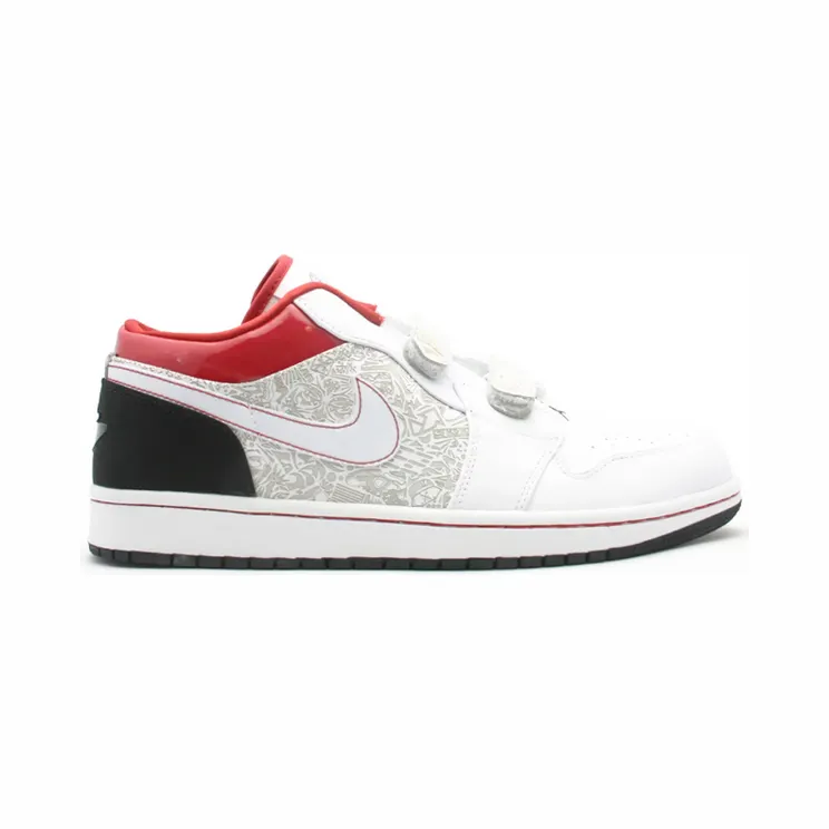 Jordan 1 Retro Low Velcro White Varsity Red