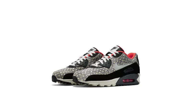 Nike Air Max 90 Polka Dots (2015) Black/Anthracite-Bright Crimson-Granite (666578-006)