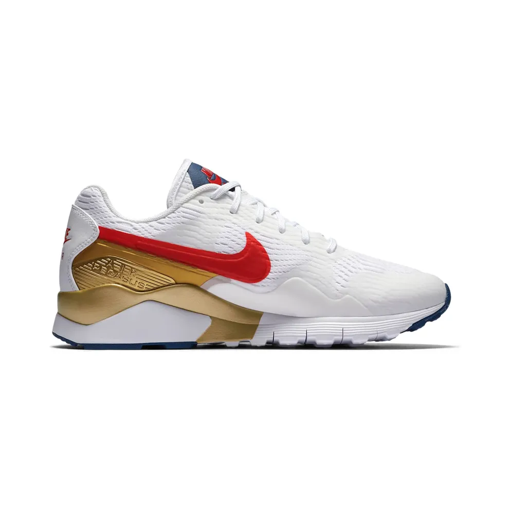 Nike Air Pegasus 92/16 USA (W) White/University Red-Metallic Gold-Coastal Blue (845012-101)