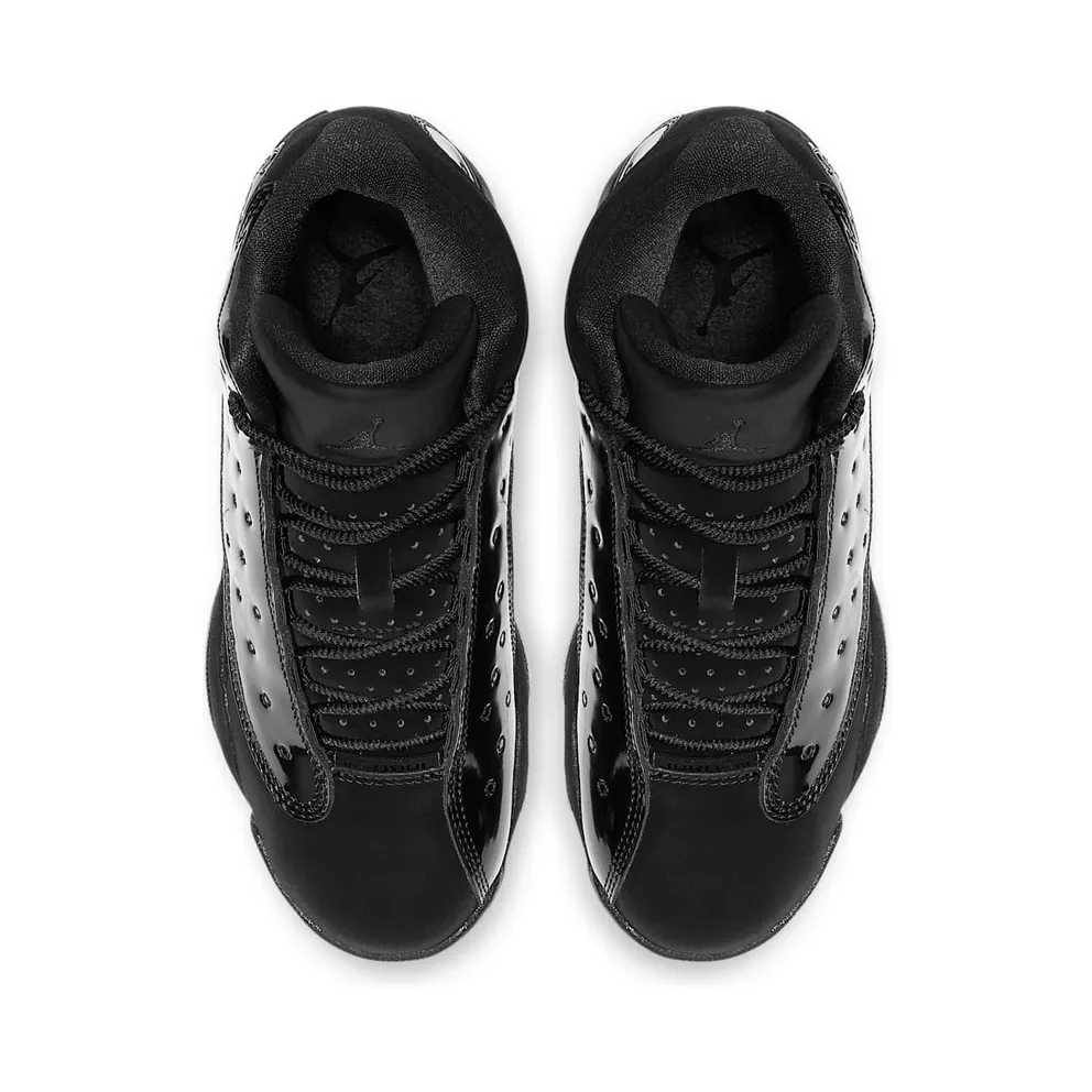 Jordan 13 Retro Cap and Gown (GS) Black/Black (884129-012)