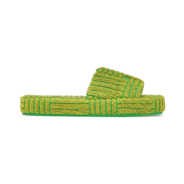 Bottega Veneta Resort Geometric Sandal Parakeet Kiwi (660245 V1MY0 7072)