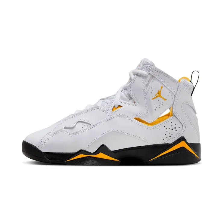 Jordan True Flight “White / Yellow Ochre / Black” (343795-107)