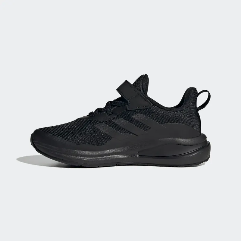 Adidas FortaRun Sport Running Elastic Lace and Top Strap Core Black / Core Black / Cloud White (GZ1825)