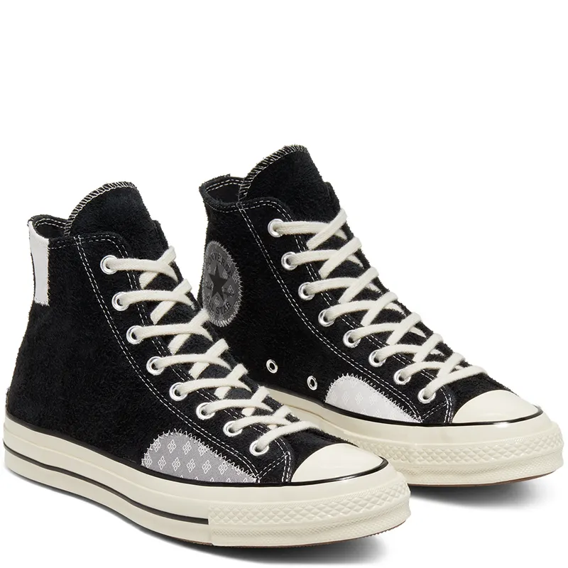 Converse Chuck 70 Hi Twisted Prep Black Mouse Black/Mouse/Egret (166855C)