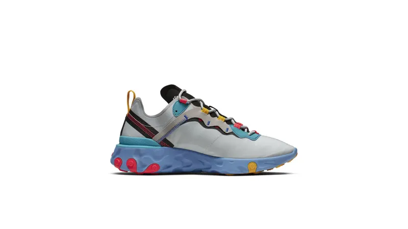 Nike React Element 55 Teal Nebula Wolf Grey/Teal Nebula-Black-Red Orbit (CQ9705-002)
