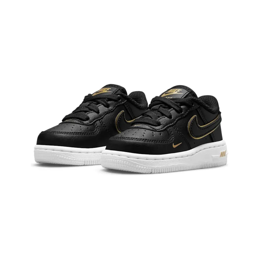 Nike Force 1 LV8 “Black / Metallic Gold / White” (DM3387-001)