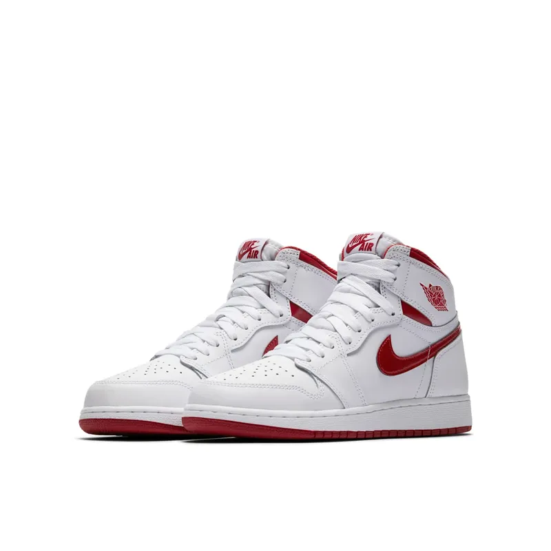 Jordan 1 Retro Metallic Red 2017 (GS) White/Varsity Red (575441-103)