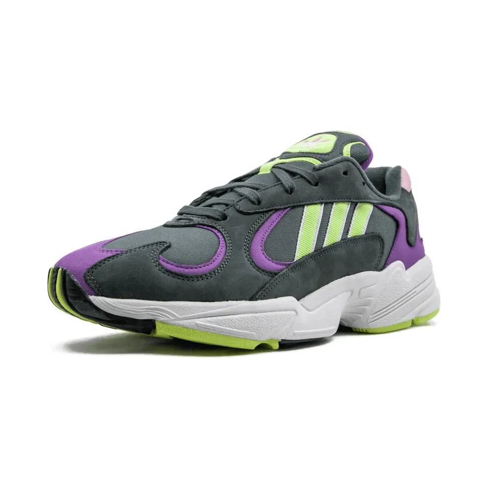 adidas Yung-1 Legend Ivy Hi Res Yellow Legend Ivy/Hi-Res Yellow/Active Purple (BD7655)