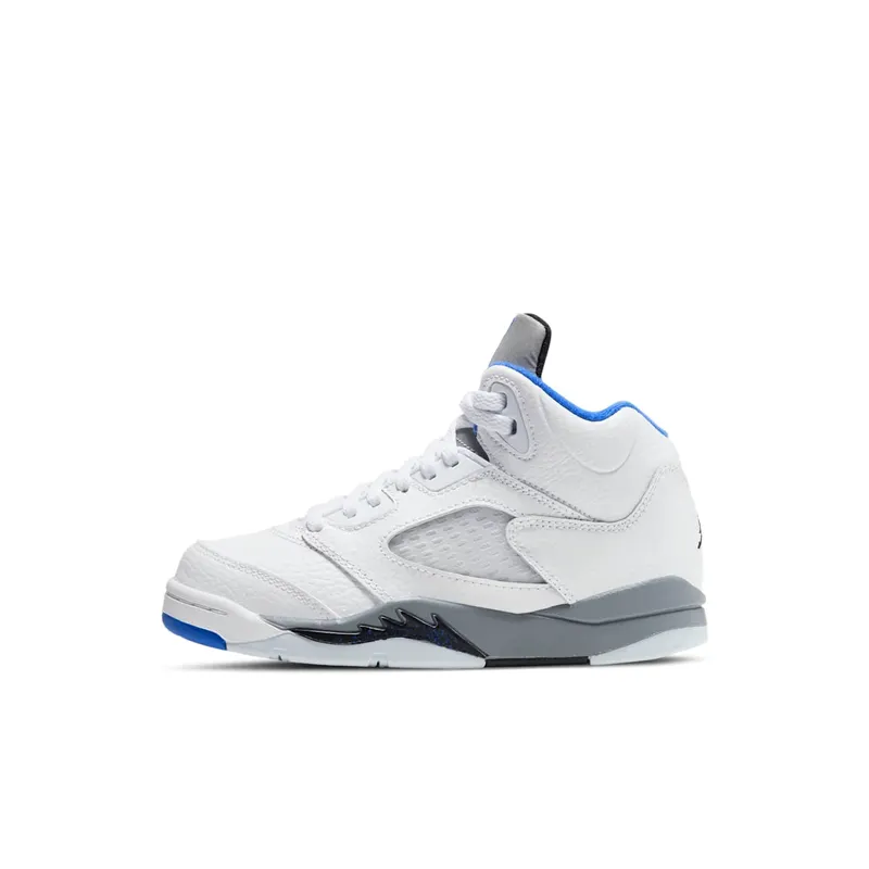 Jordan 5 Retro White Stealth (2021) (PS) (440889-140)