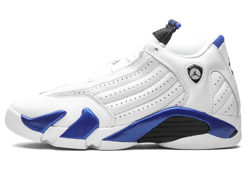 Jordan 14 Retro White Hyper Royal (GS)