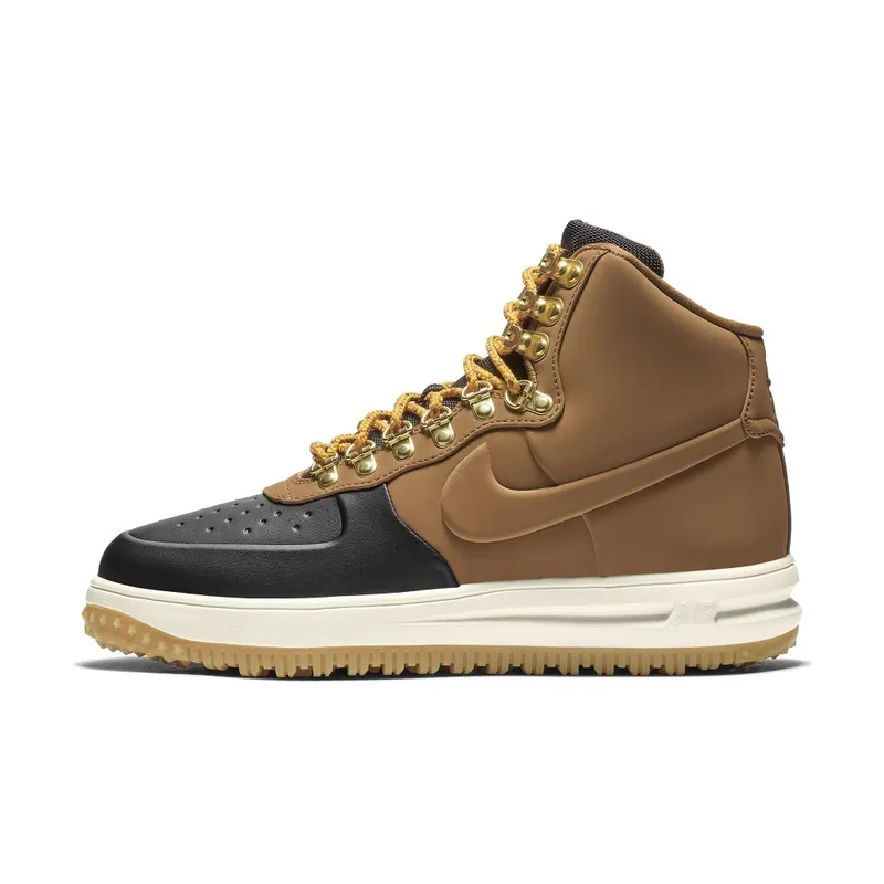 Nike Lunar Force 1 Duckboot 18 Tan Black Black/Phantom-Gum Light Brown-Light British Tan (BQ7930-001)
