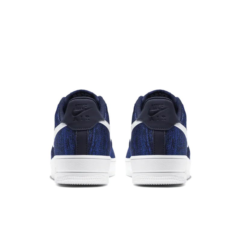 Nike Air Force 1 Flyknit 2 College Navy College Navy/Pure Platinum-Black-White (AV3042-400)