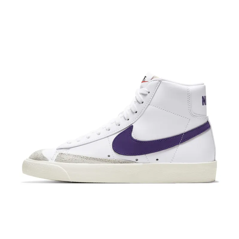 Nike  Blazer Mid 77 White Voltage Purple (W) White/Sail-Voltage Purple (CZ1055-105)