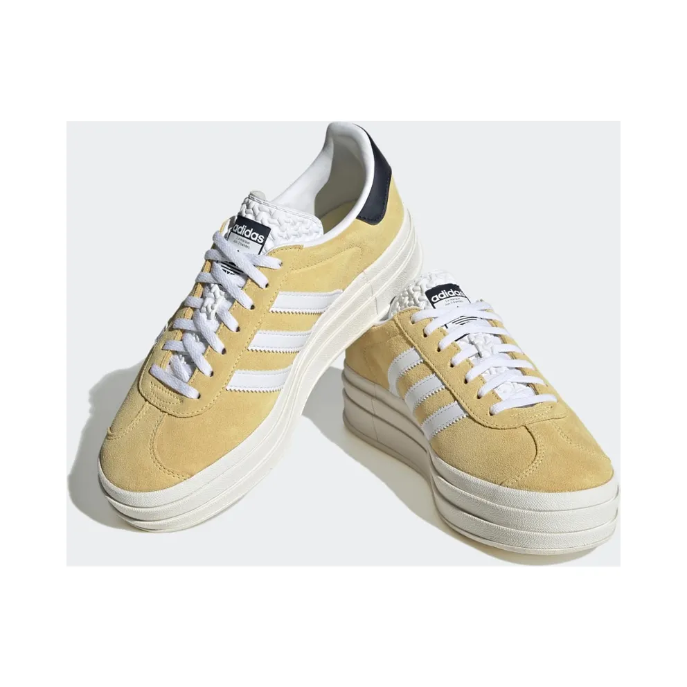 Adidas Gazelle Bold Almost Yellow / Cloud White / Legend Ink (HQ6891)