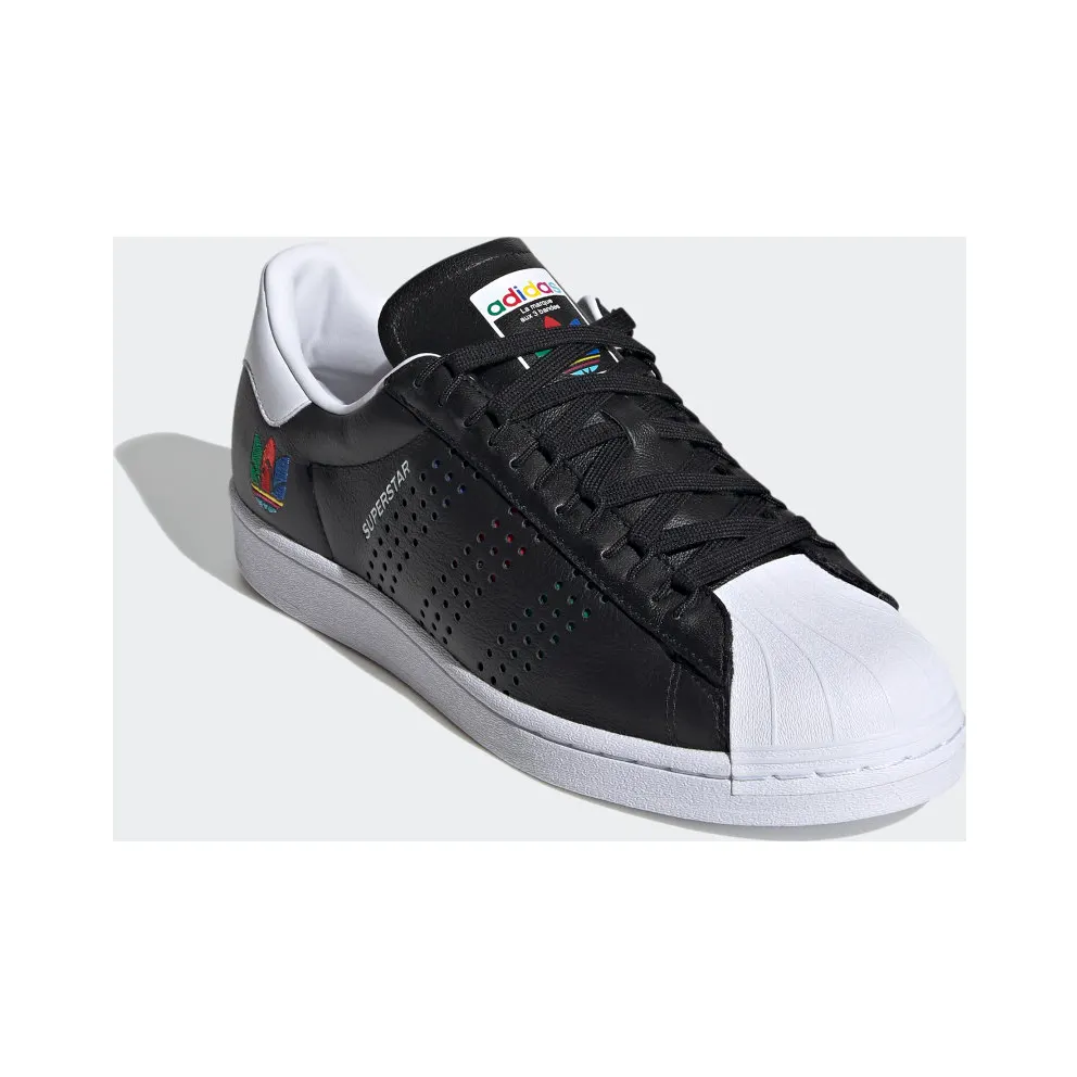 Adidas Superstar Core Black / Green / Cloud White (FW5387)