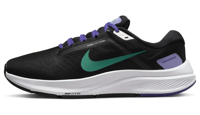 Nike Air Zoom Structure 24 voor dames (straat) Zwart (DA8570-004)
