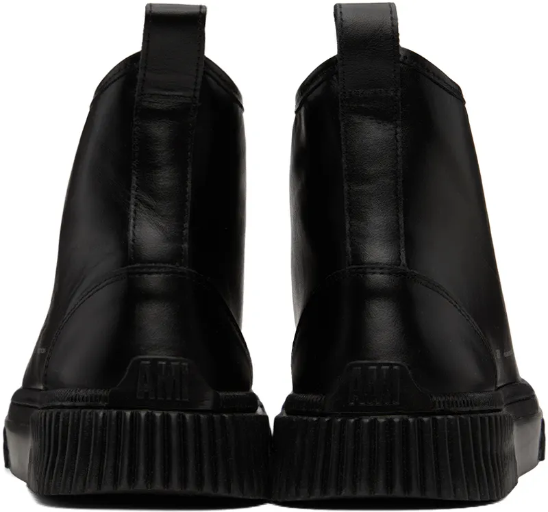 AMI Alexandre Mattiussi Black Logo High (USN425.853)