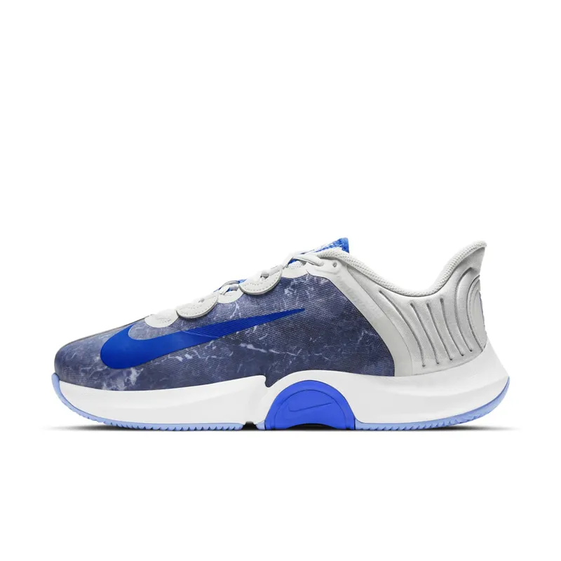 NikeCourt Air Zoom GP Turbo Hardcourt “Grey Fog / Aluminium / White / Hyper Royal” (CK7513-024)