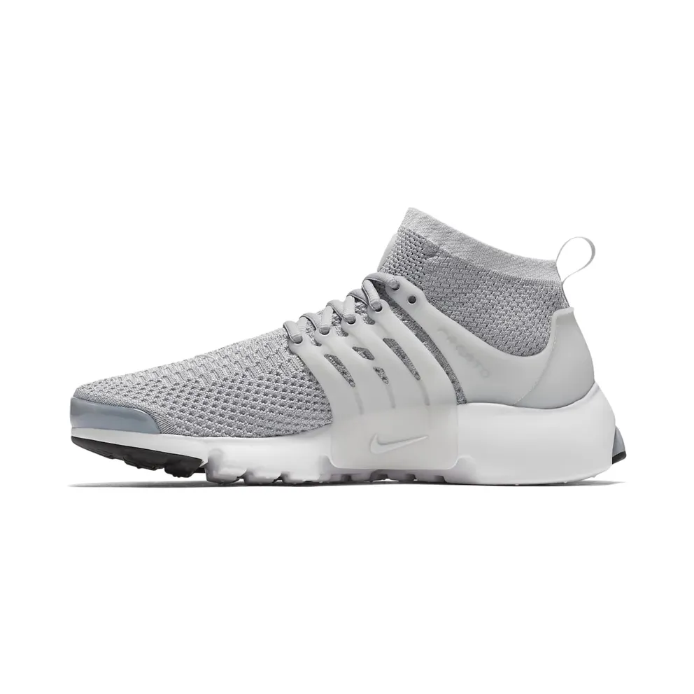 Nike Air Presto Ultra Flyknit “Wolf Grey / White / Black / Pure Platinum” (835570-002)