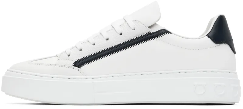 Salvatore Ferragamo White Gancini (753142 02B726042)