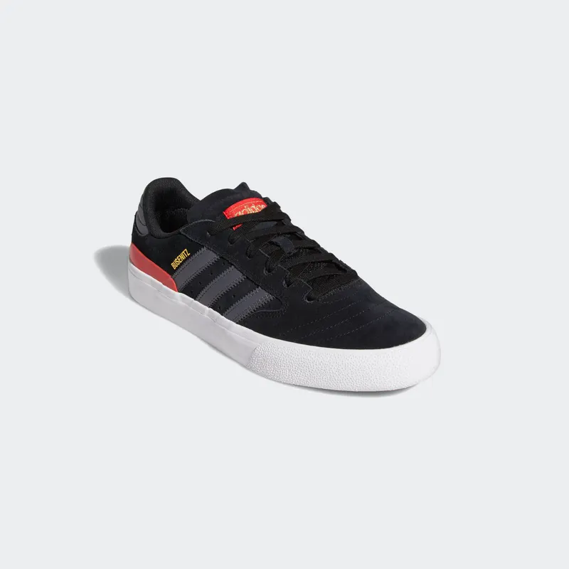 adidas Busenitz Vulc II Core Black / Dgh Solid Grey / Vivid Red (FY0448)