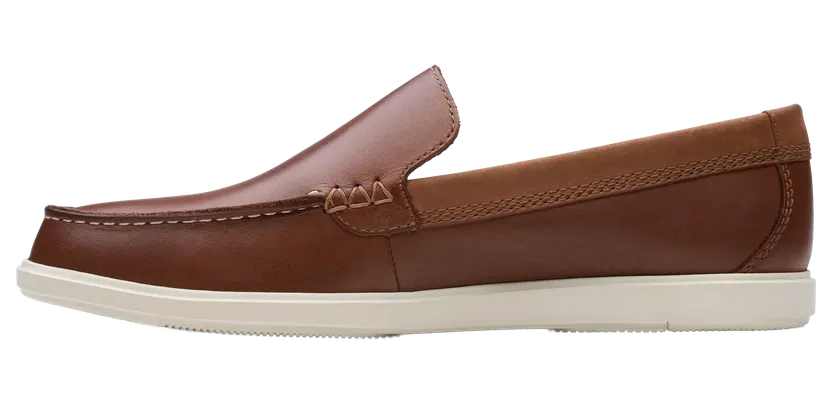 Clarks Bratton Loafer “Dark Tan Leather” (26181279)