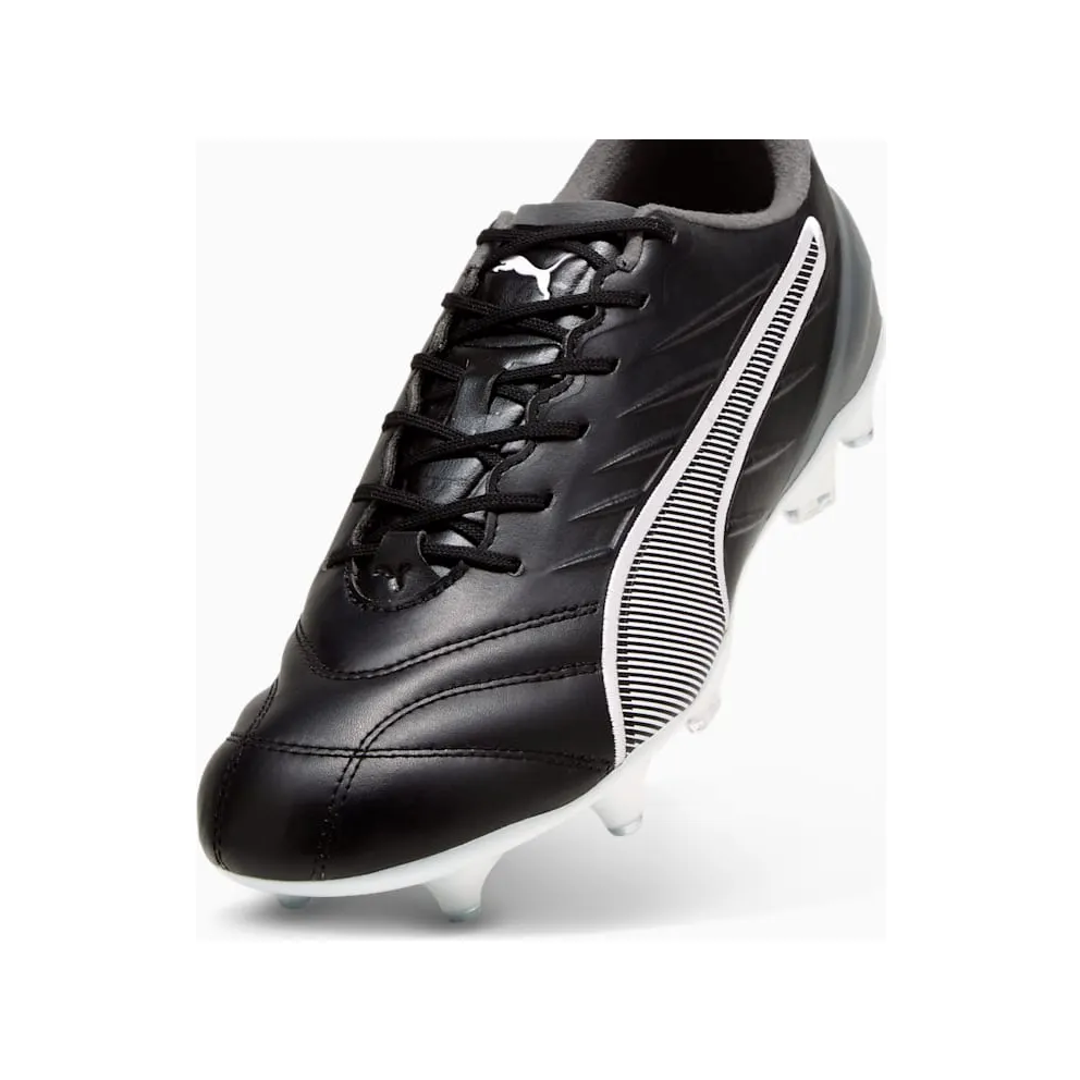 Puma King Pro MxSG Black White Cool Dark Gray (107870-01)