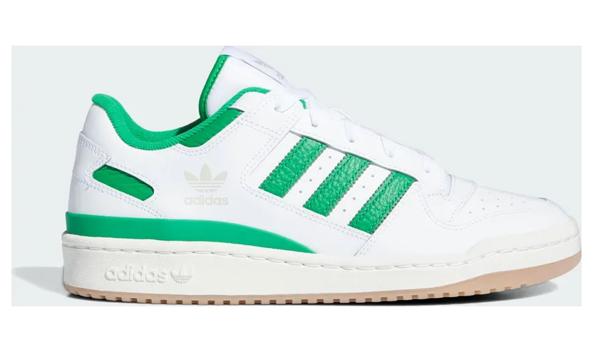 Adidas Forum Low CL Cloud White / Green / Cloud White (IH7820)