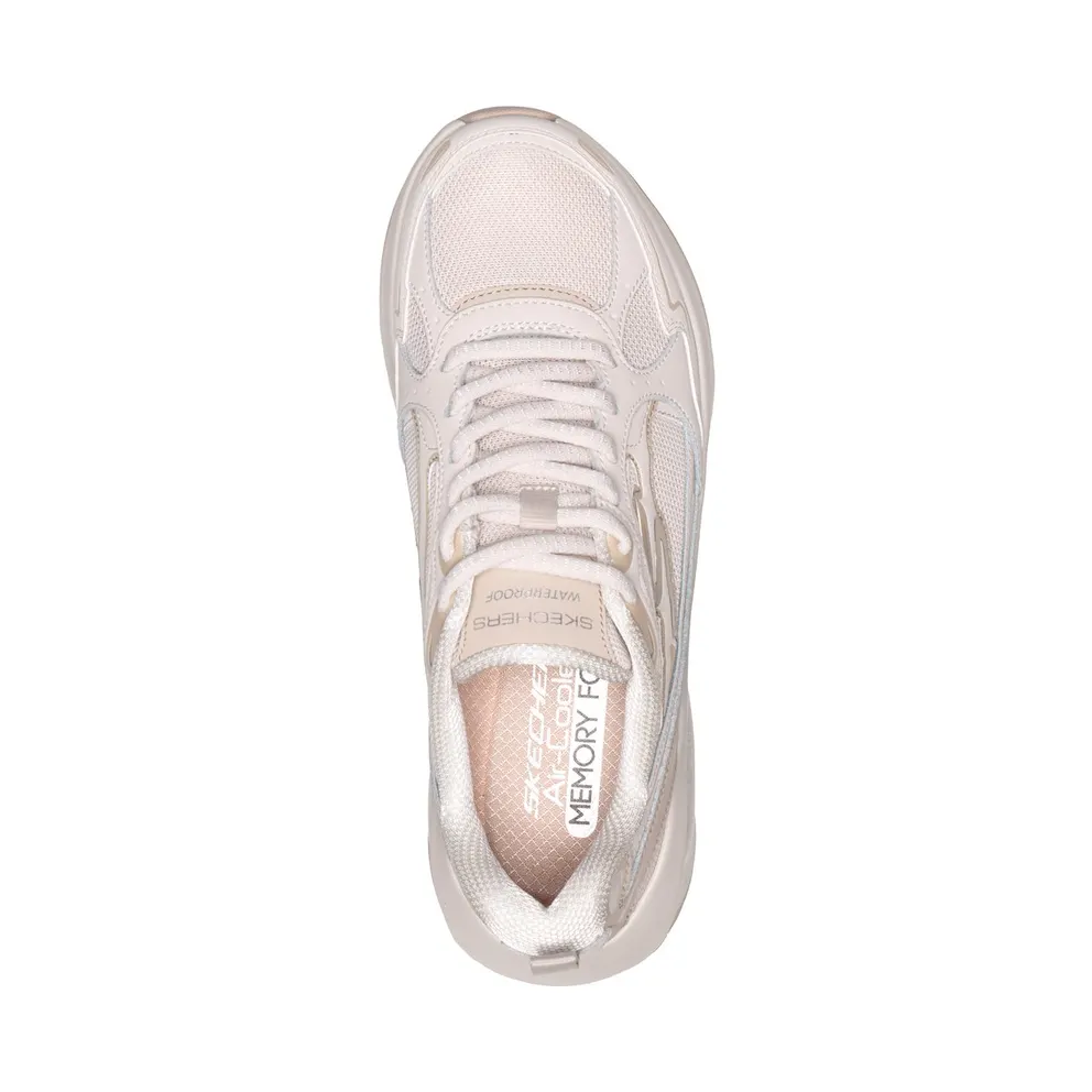 Skechers Waterproof: Plush Foam – Cool Mist Sneaker Natuurlijk